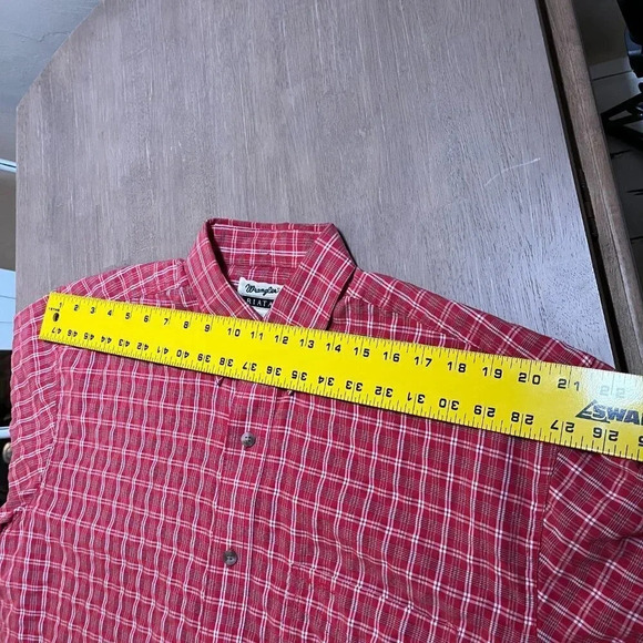 Men’s Wrangler Button Down Shirt Size Medium - Picture 5 of 6